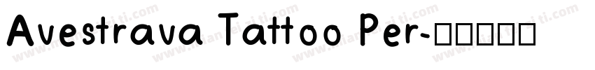 Avestrava Tattoo Per字体转换